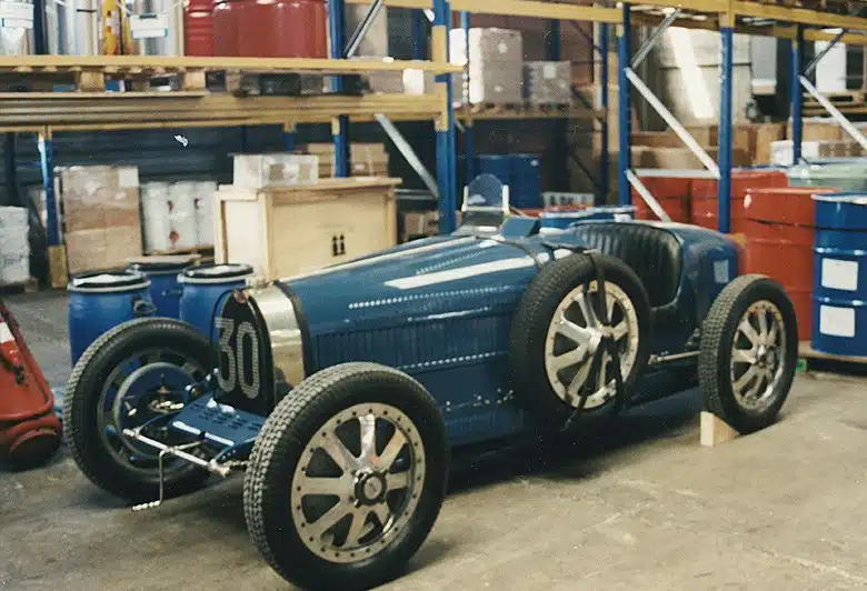 Nous avons emballé pour un collectionneur exigeant cette magnifique Bugatti 35C